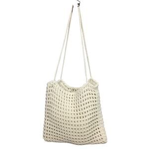 Pacsun Crochet Cottagecore Beachy Double Handle Cotton Handbag